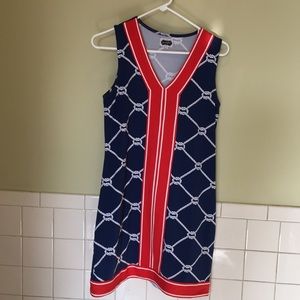 Mud Pie Dress. Nautical rope print